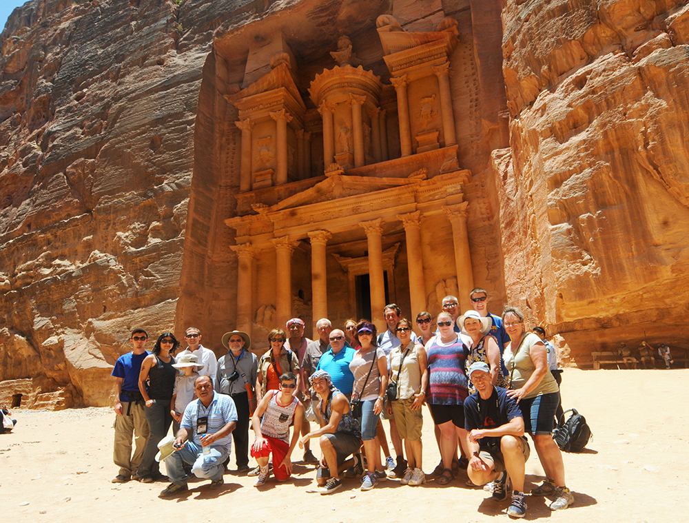 Petra is considered one of the 7 Modern Wonders of the World